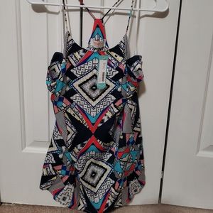 Renee C Strappy Tank Mosaic